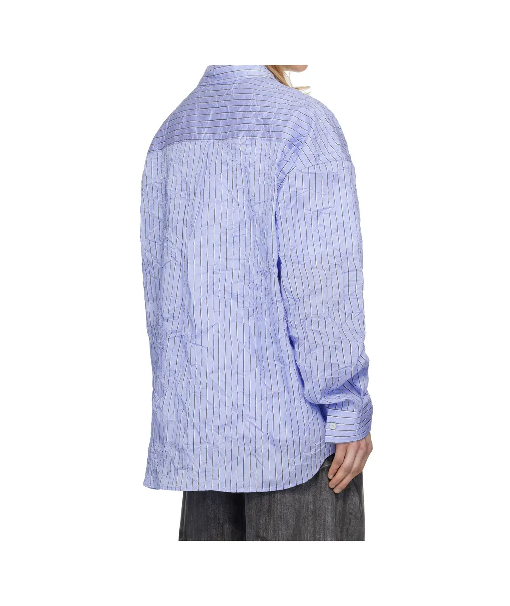 Crinkled Stripe Shirt