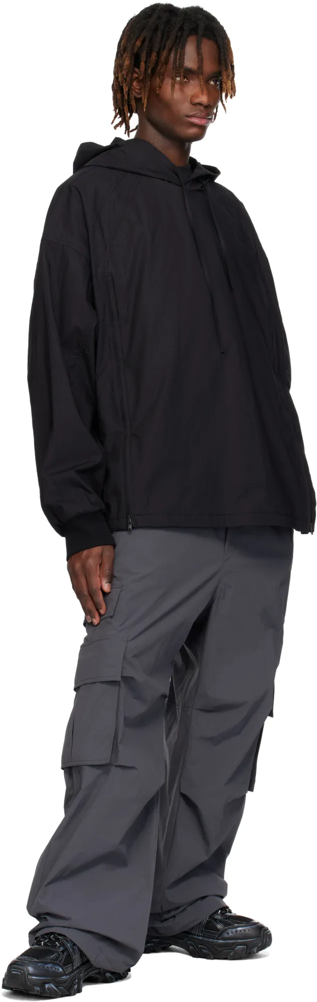 Side Zip-Up Hoodie
