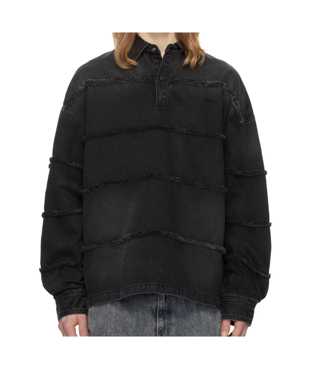 Long-Sleeved Polo Shirt