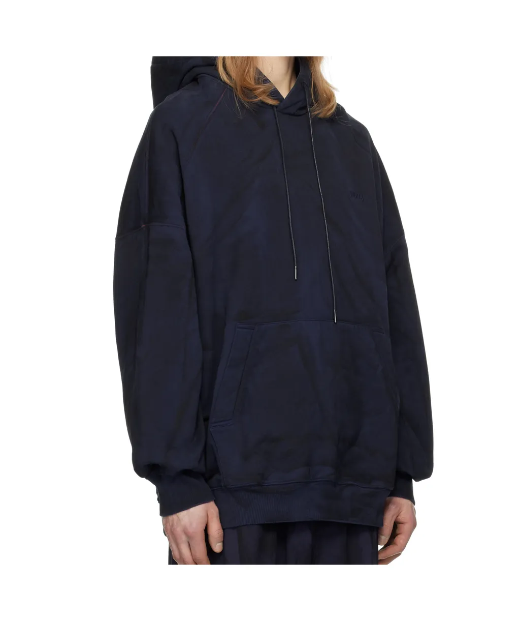 Hooded Pocket-Detail Hoodie