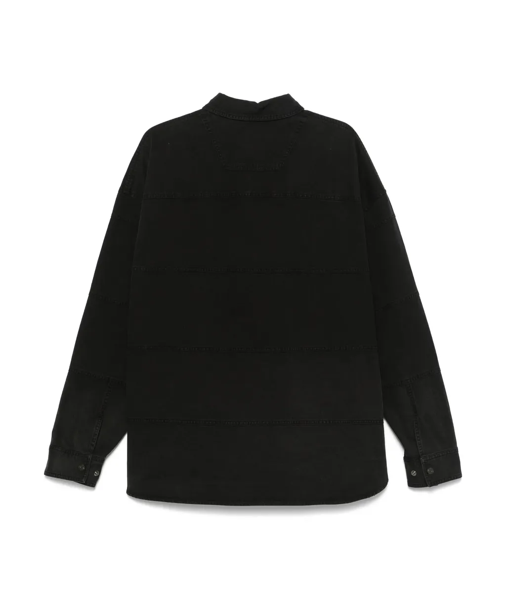 Classic Collar Shirt With Logo Embroidery