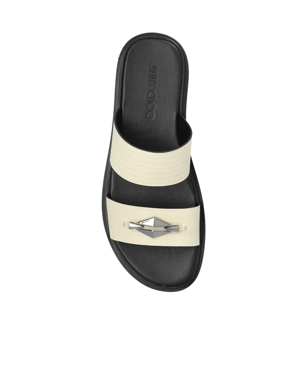 Jimmy Choo Logo Engraved Slides