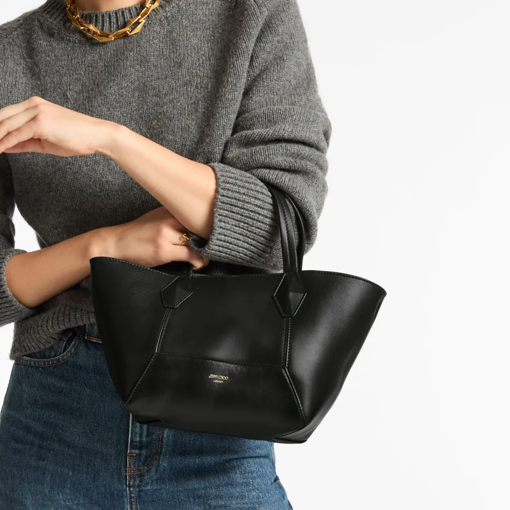 Diamond Logo Printed Small Tote Bag
