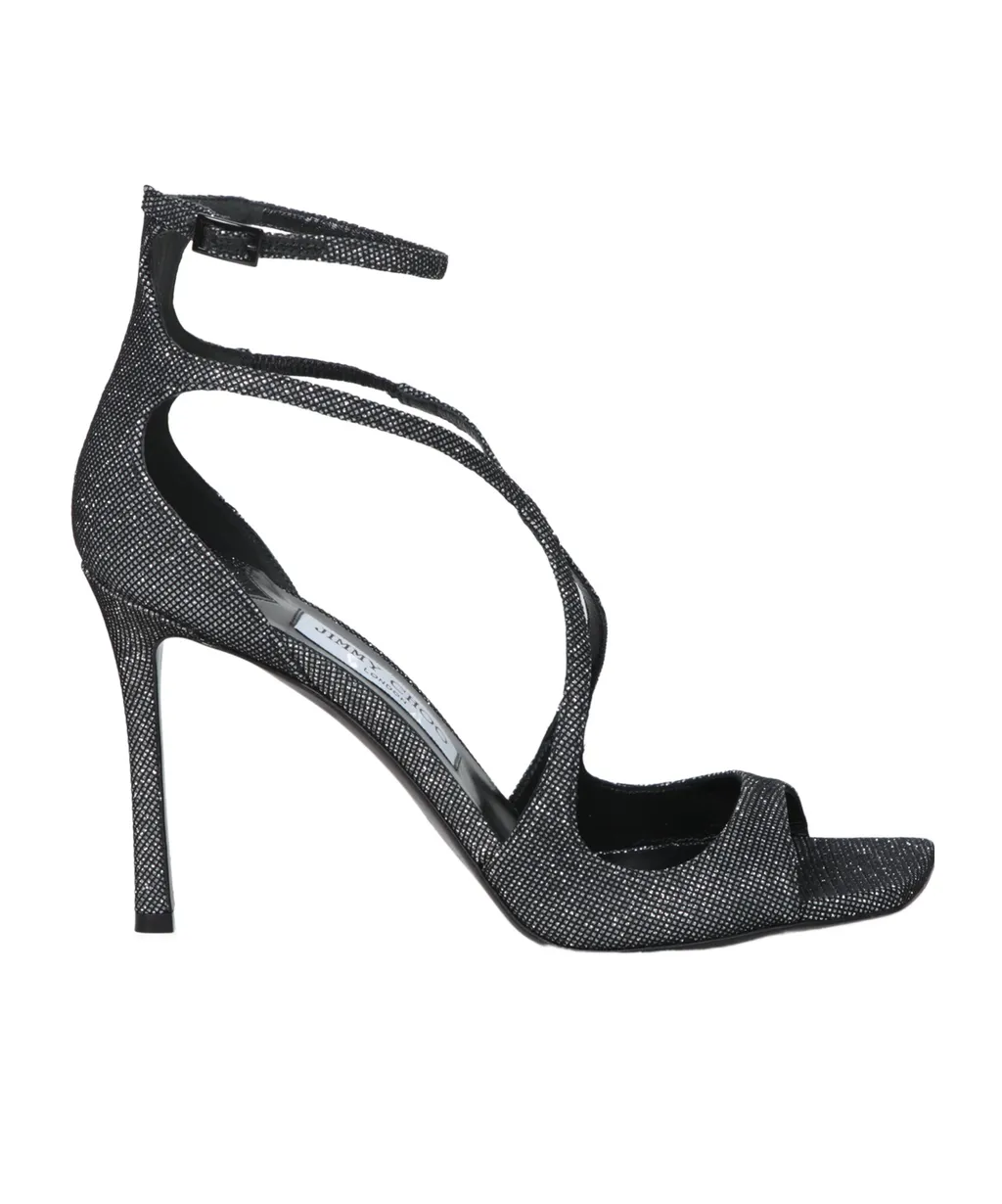 Square-Headed High-Heeled Sandals
