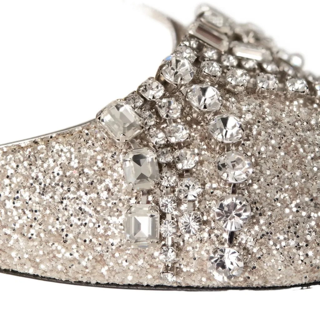 Embellished Ankle Strap Pumps