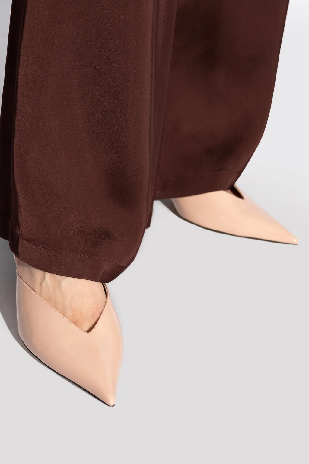 Pointed-Toe Slingback Pumps