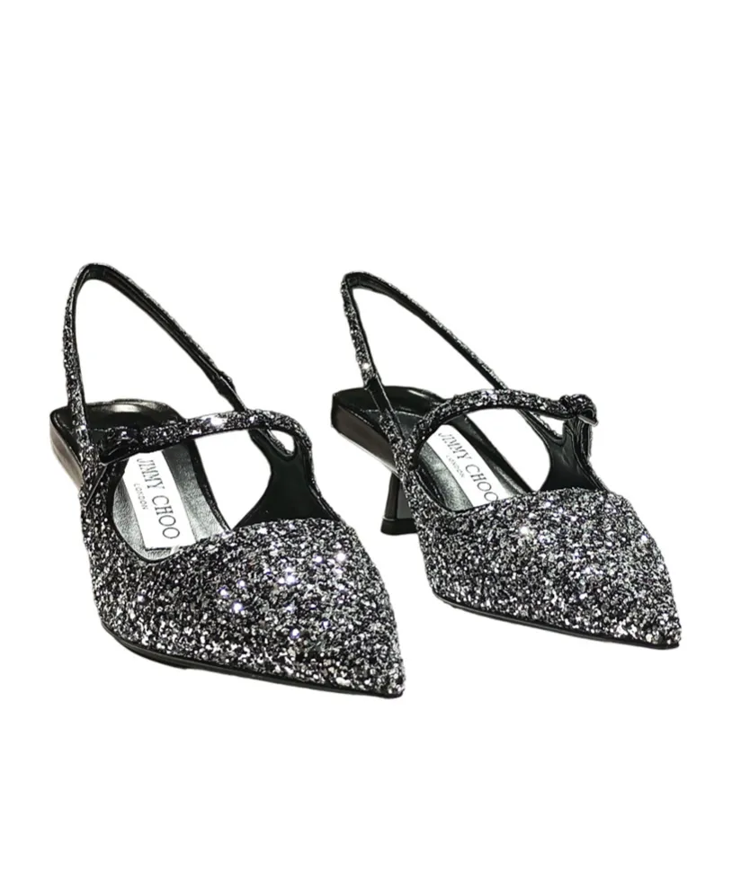Didi Glittery Slingback Pumps