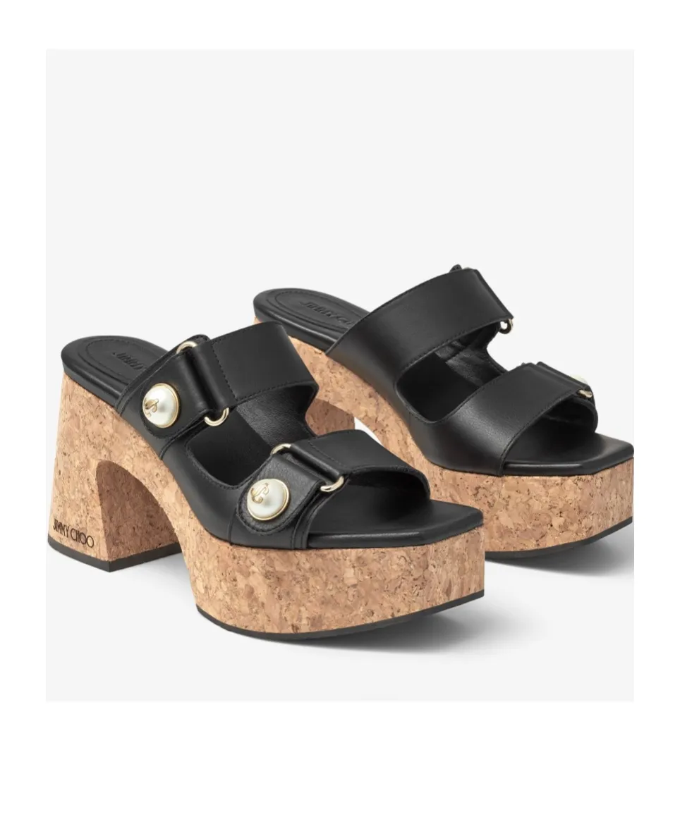 Fayence Slip-On Platform Sandals