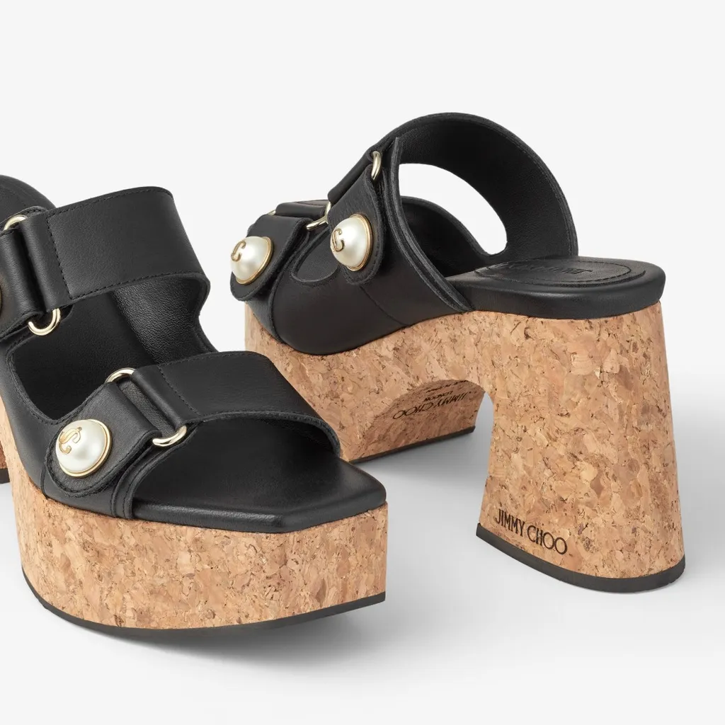 Fayence Slip-On Platform Sandals