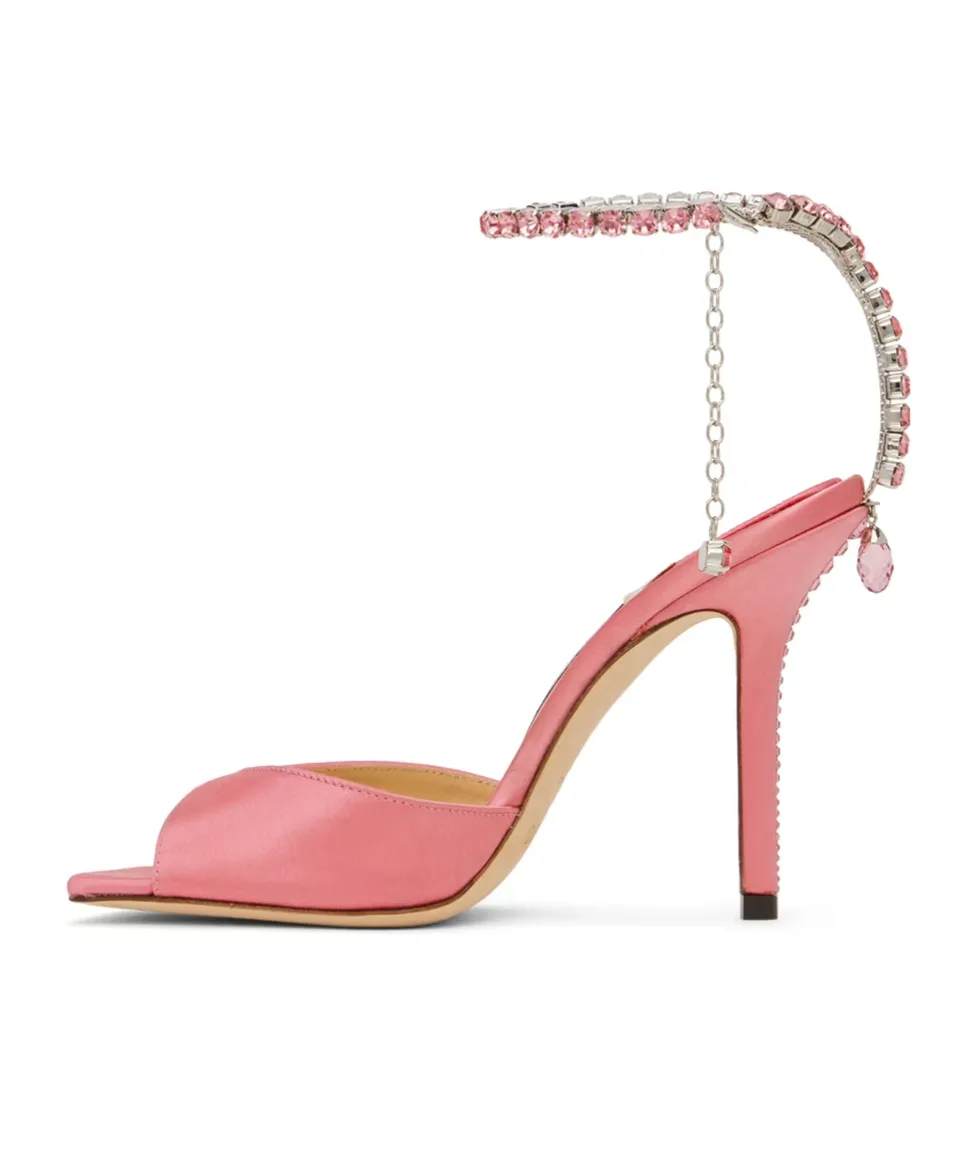 Saeda 100 Embellished Heeled Sandals