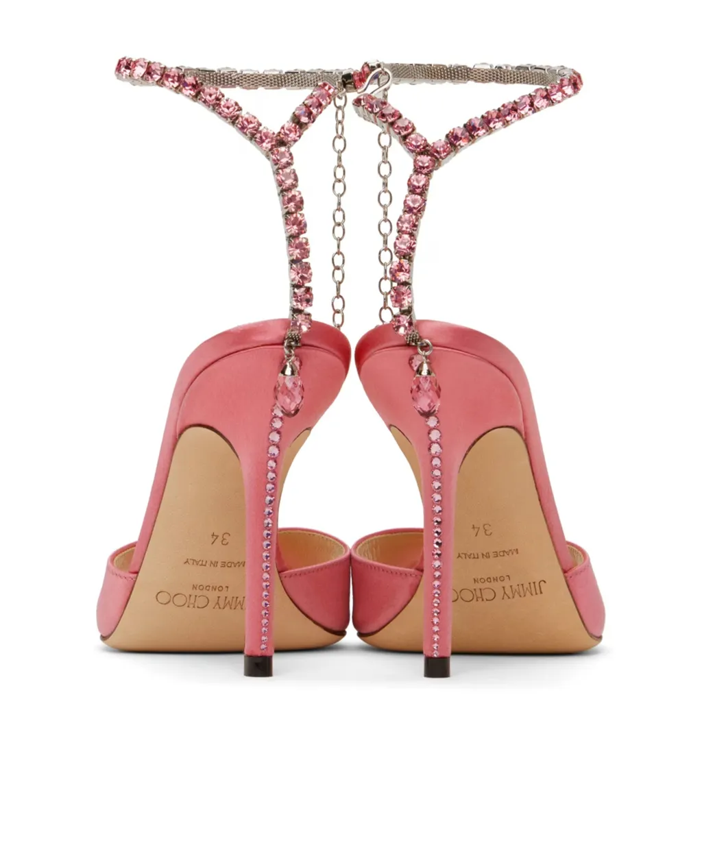 Saeda 100 Embellished Heeled Sandals