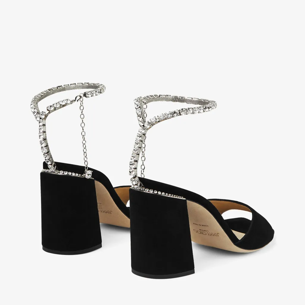 Saeda Embellished Heeled Sandals