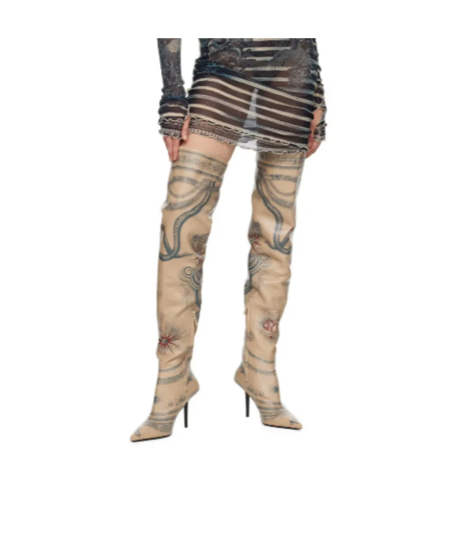 X Jean Paul Gaultier 90Mm Over-The-Knee Boots