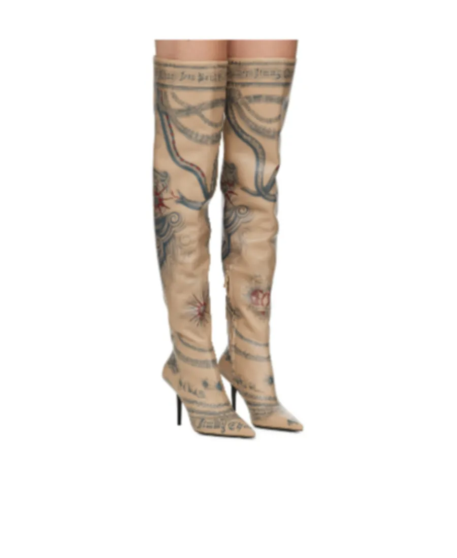 X Jean Paul Gaultier 90Mm Over-The-Knee Boots
