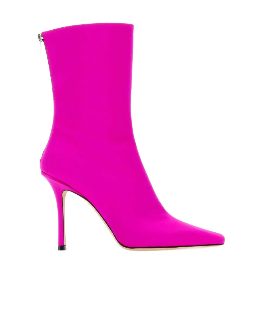 Agathe 100 Pointed-Toe Ankle Boots