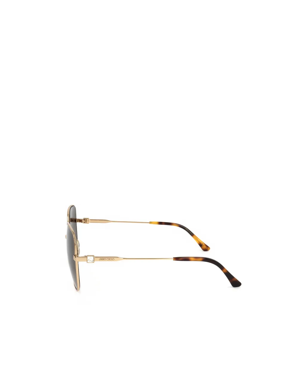 Geometric Frame Sunglasses