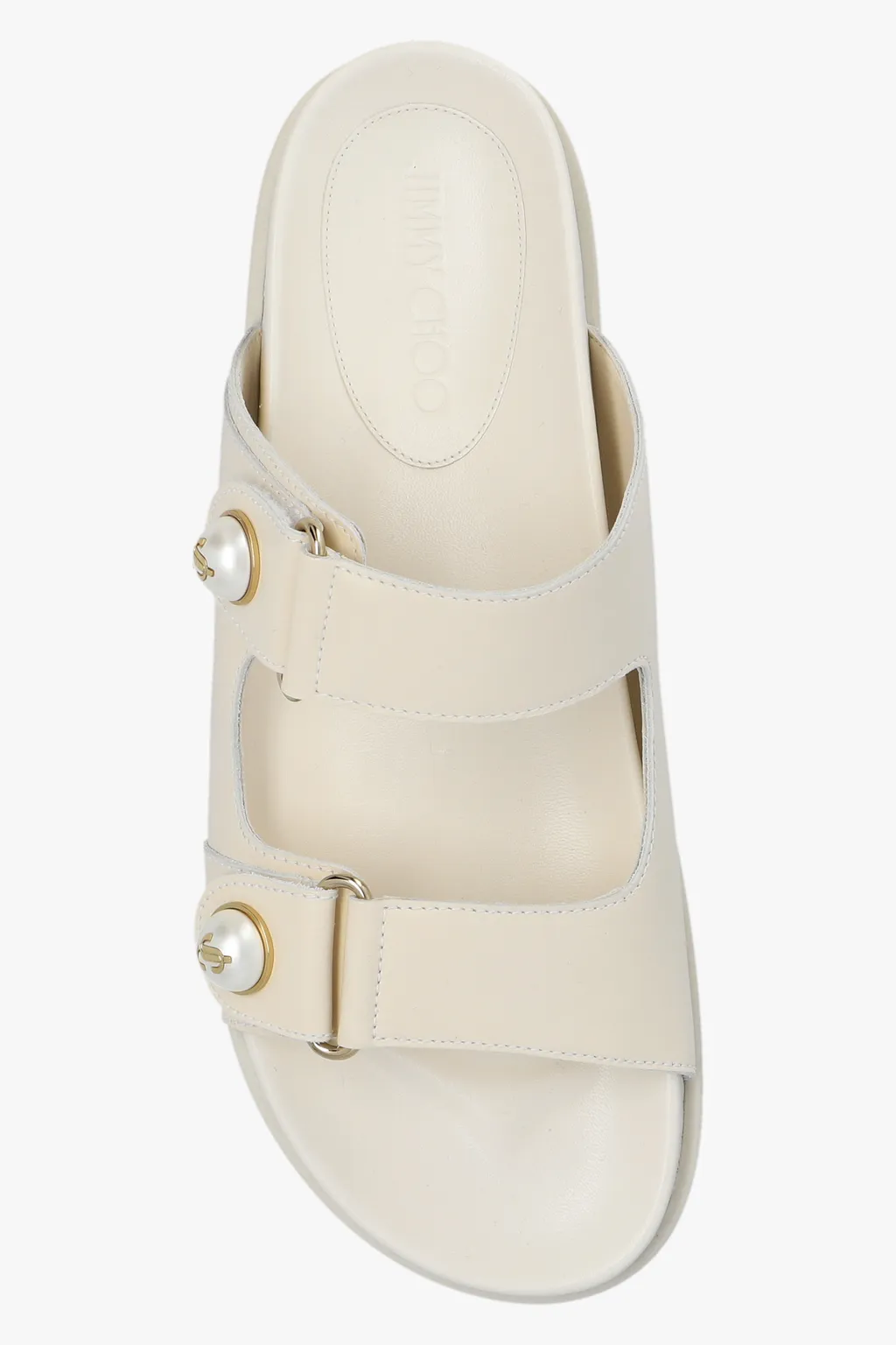 Fayence Pearl-Embellished Slip-On Sandals