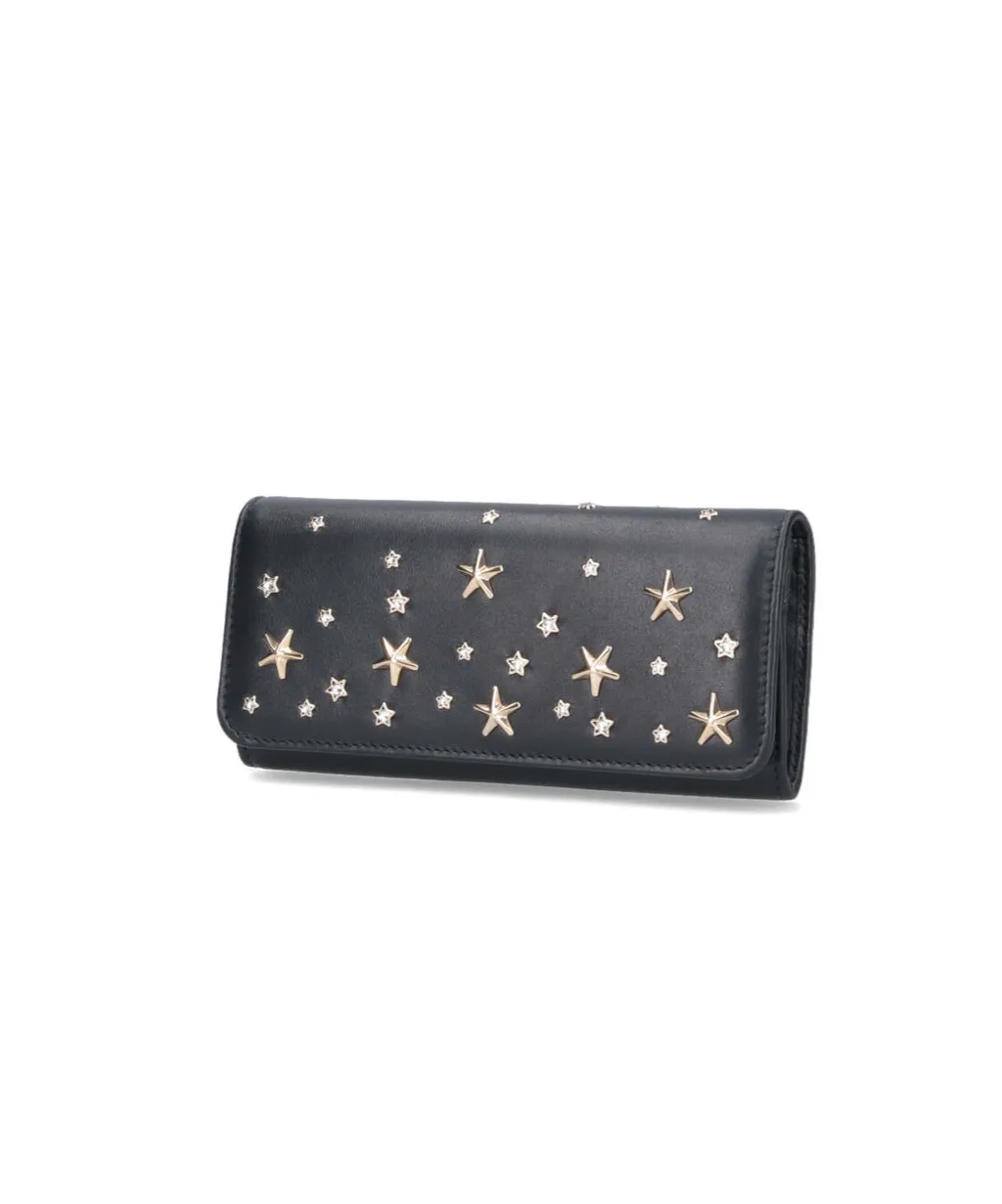 Star Studded Long Wallet