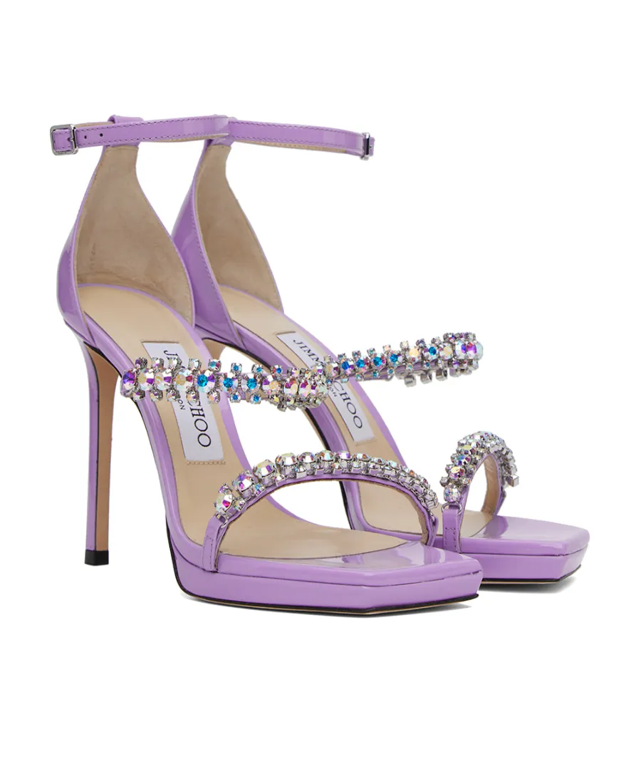 Logo High-Heeled Sandals