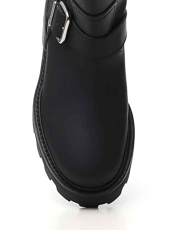 Youth Buckled Ankle Boots