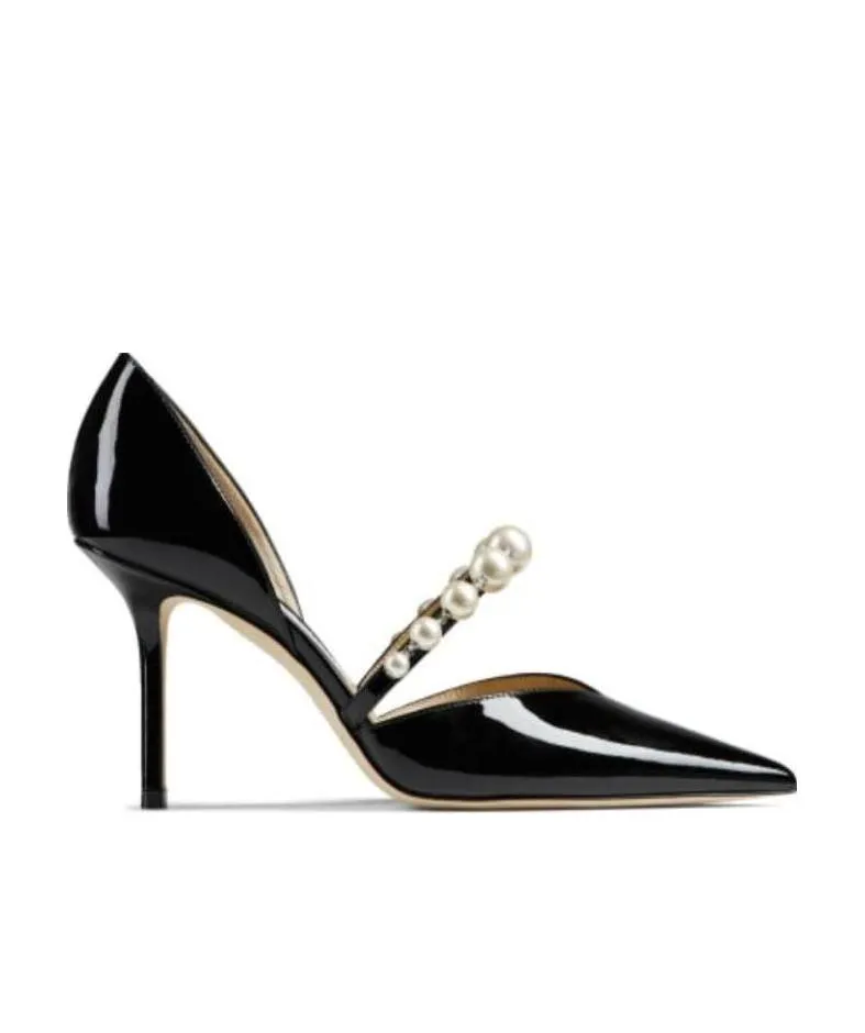 Embellished Pointed-Toe Pumps