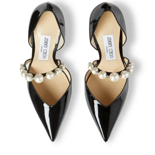 Embellished Pointed-Toe Pumps
