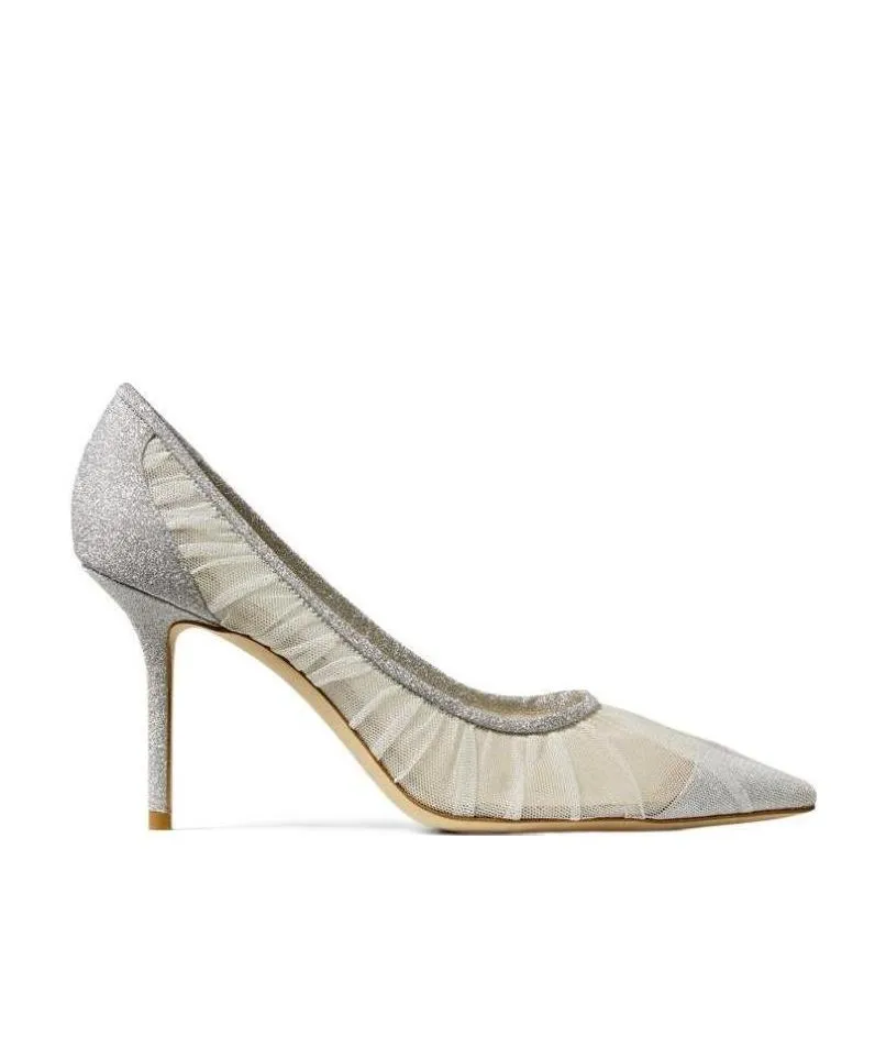 Love 85 Pointed-Toe Glitter Pumps