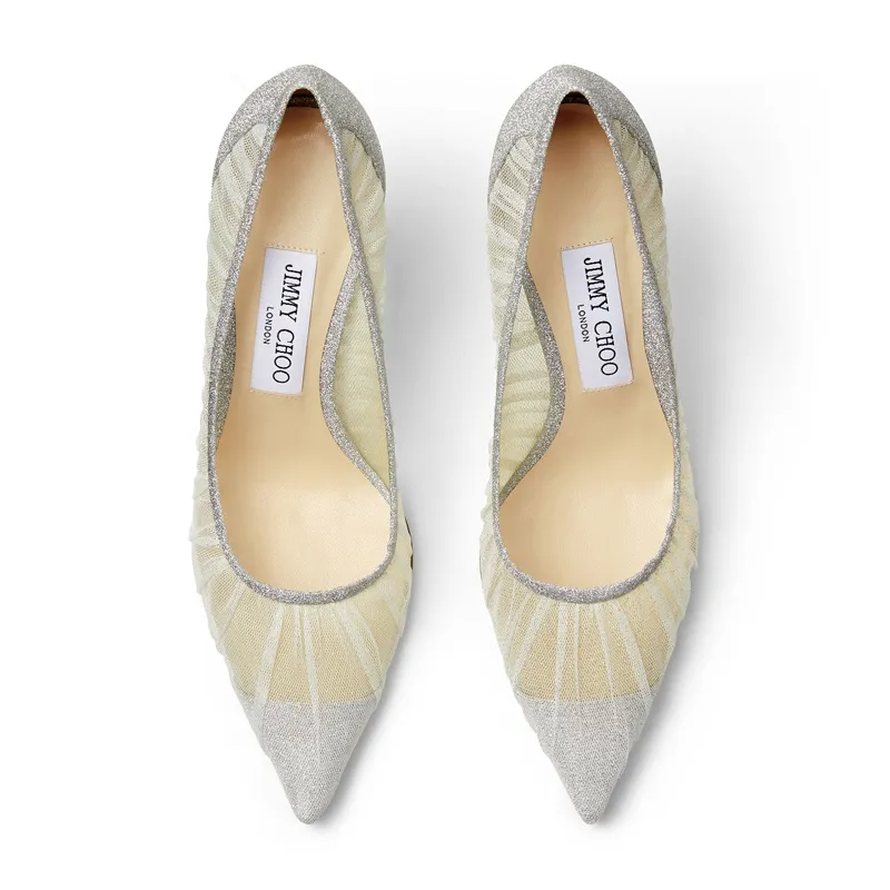 Love 85 Pointed-Toe Glitter Pumps