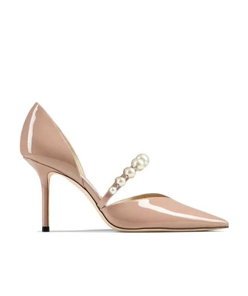 Embellished Pointed-Toe Pumps