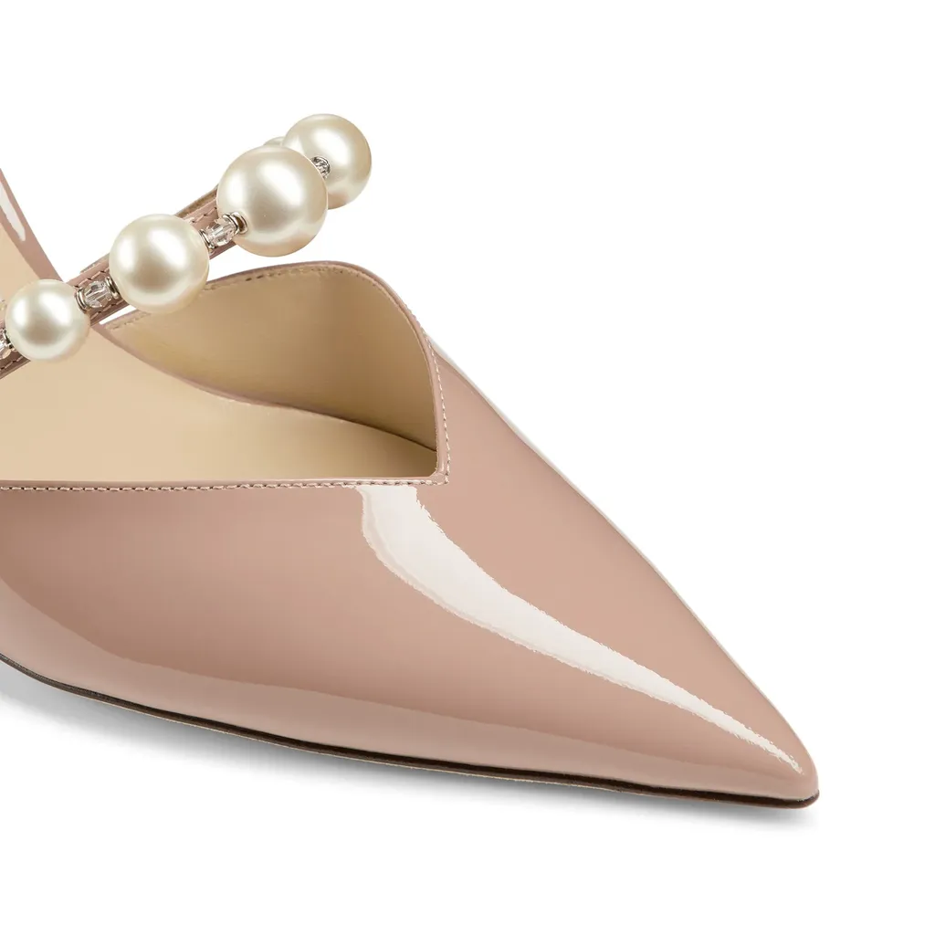 Embellished Pointed-Toe Pumps