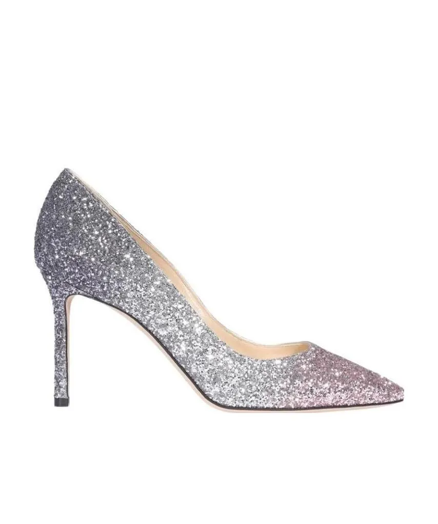 Pointed Logo High Heels