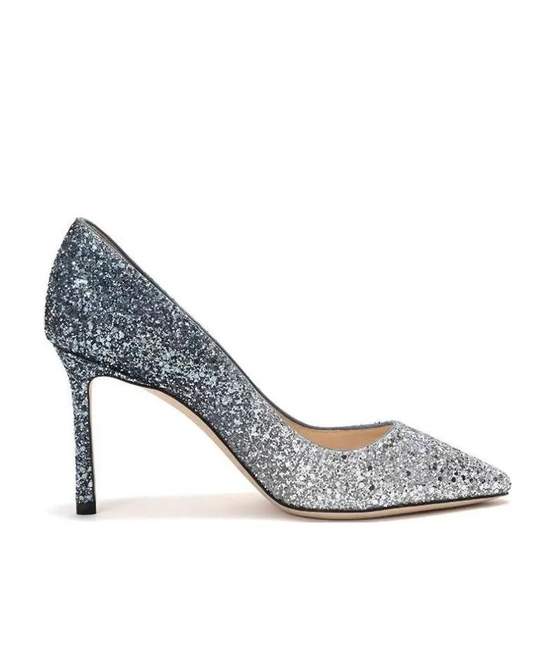Romy Slip-On Glitter Pumps