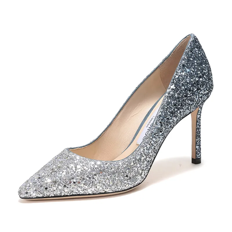 Romy Slip-On Glitter Pumps
