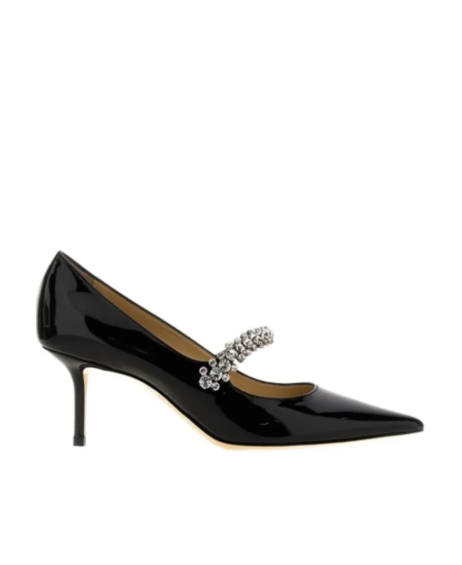 Jewel Strap Pointed Toe Pumps
