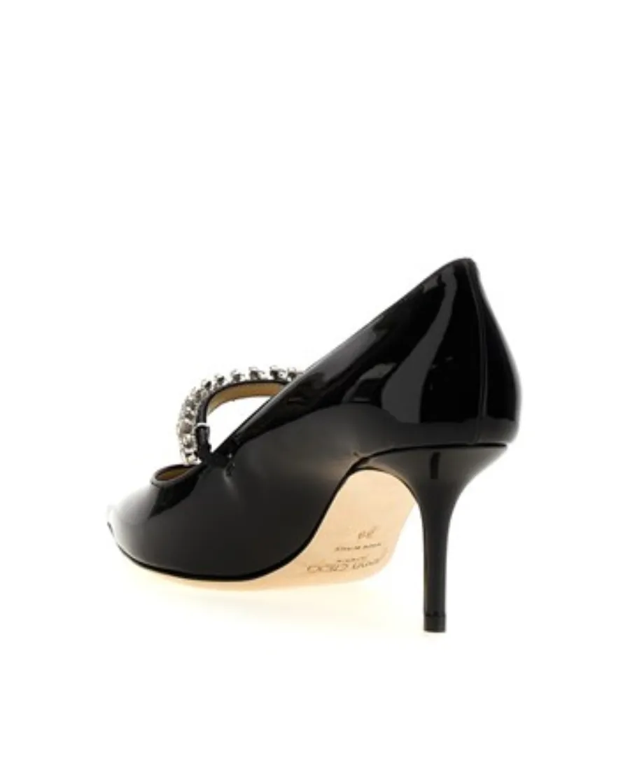 Jewel Strap Pointed Toe Pumps