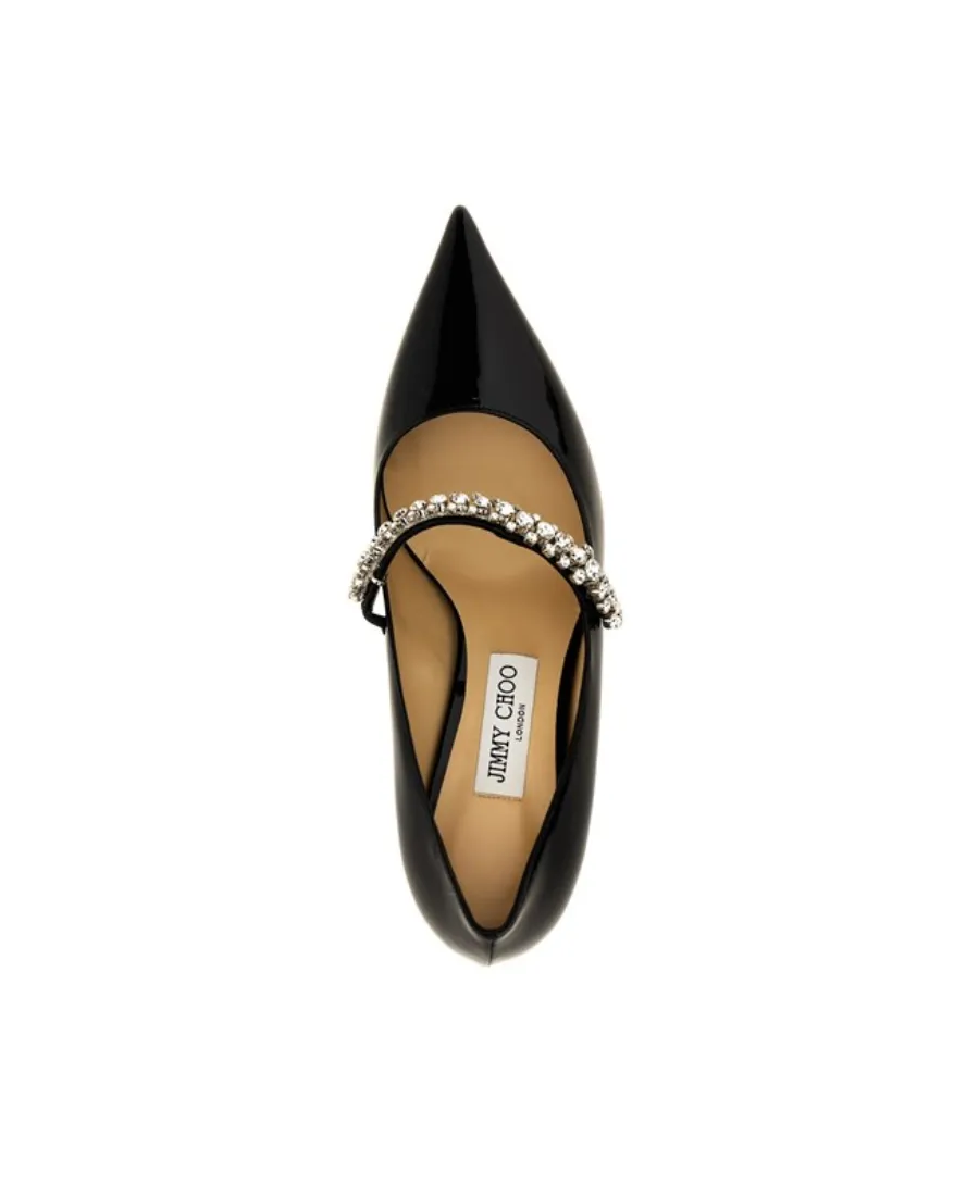 Jewel Strap Pointed Toe Pumps