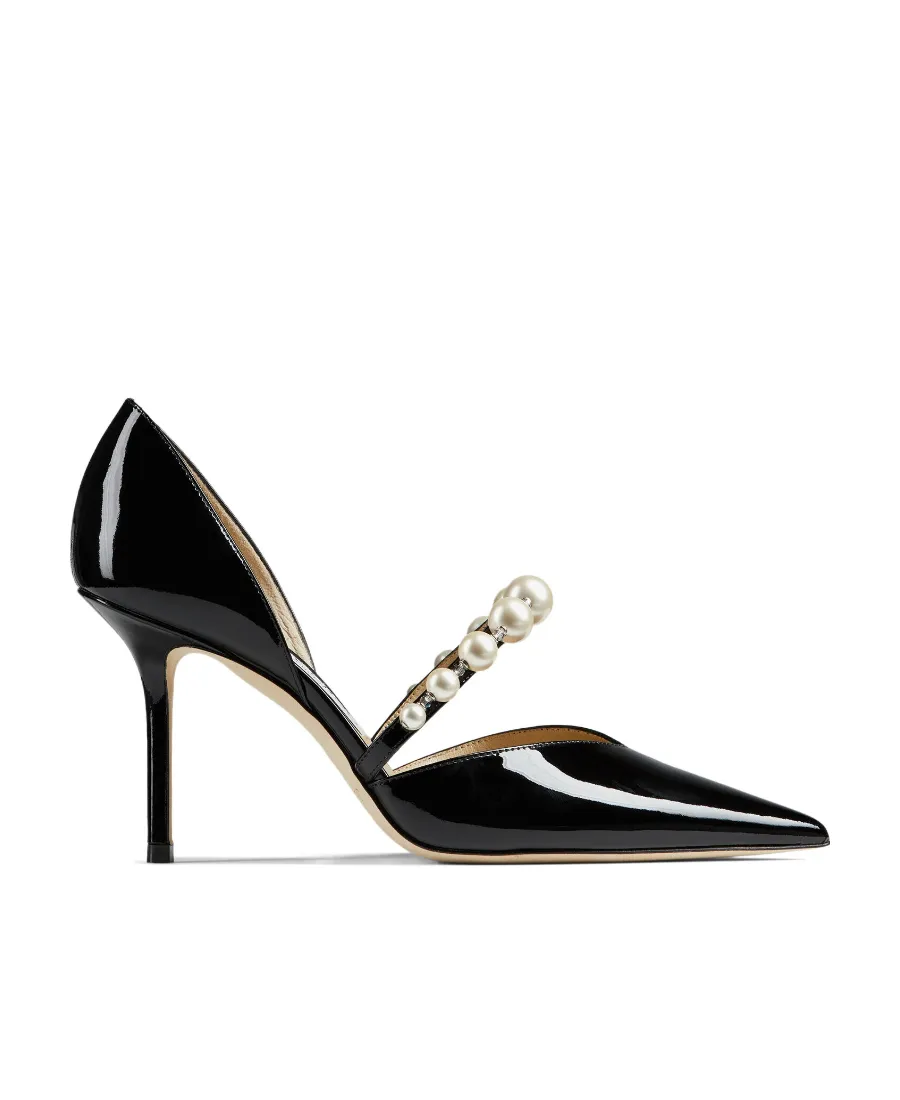 Embellished Pointed-Toe Pumps