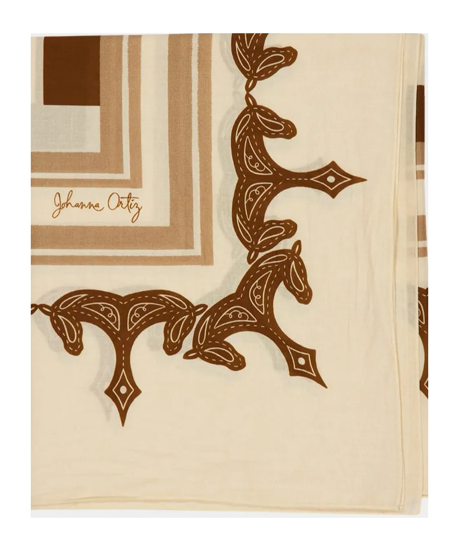 Palm-Tree Striped Pareo