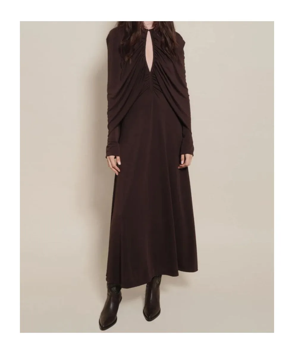 Round-Neck Maxi Dress