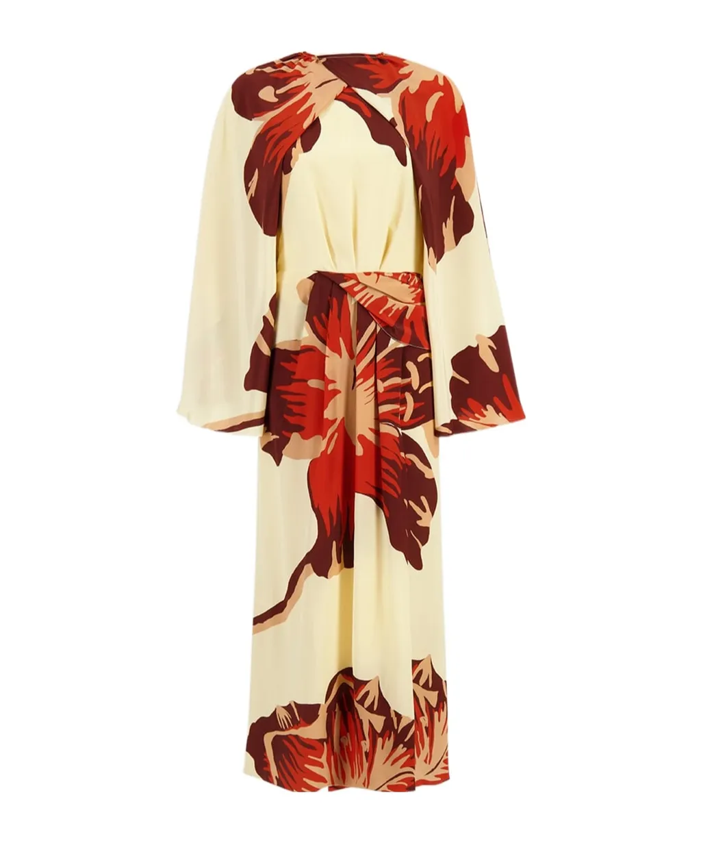 Odyssey Floral-Print Midi Dress