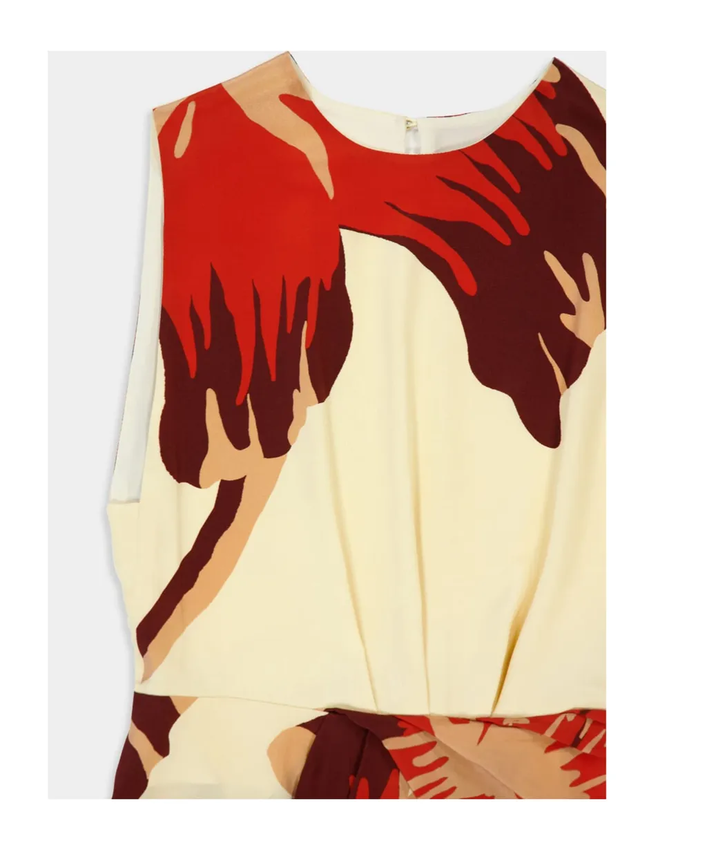 Odyssey Floral-Print Midi Dress