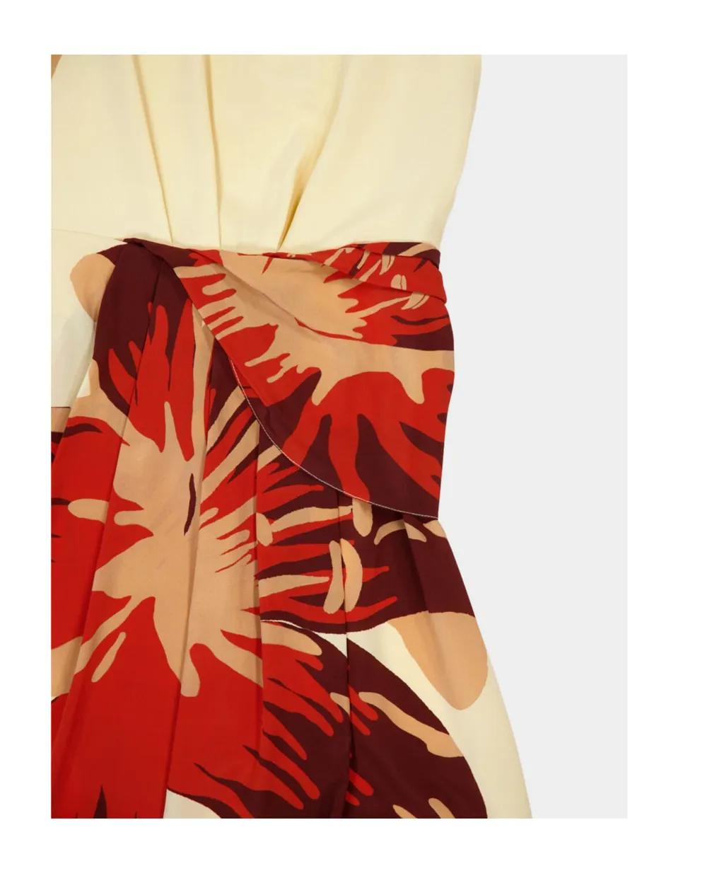 Odyssey Floral-Print Midi Dress