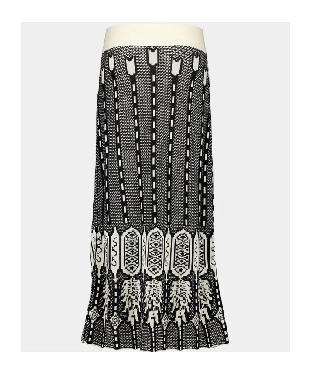 Energy Matrix Midi Skirt
