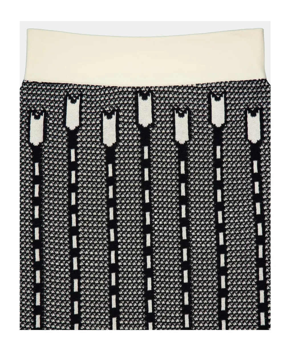 Energy Matrix Midi Skirt