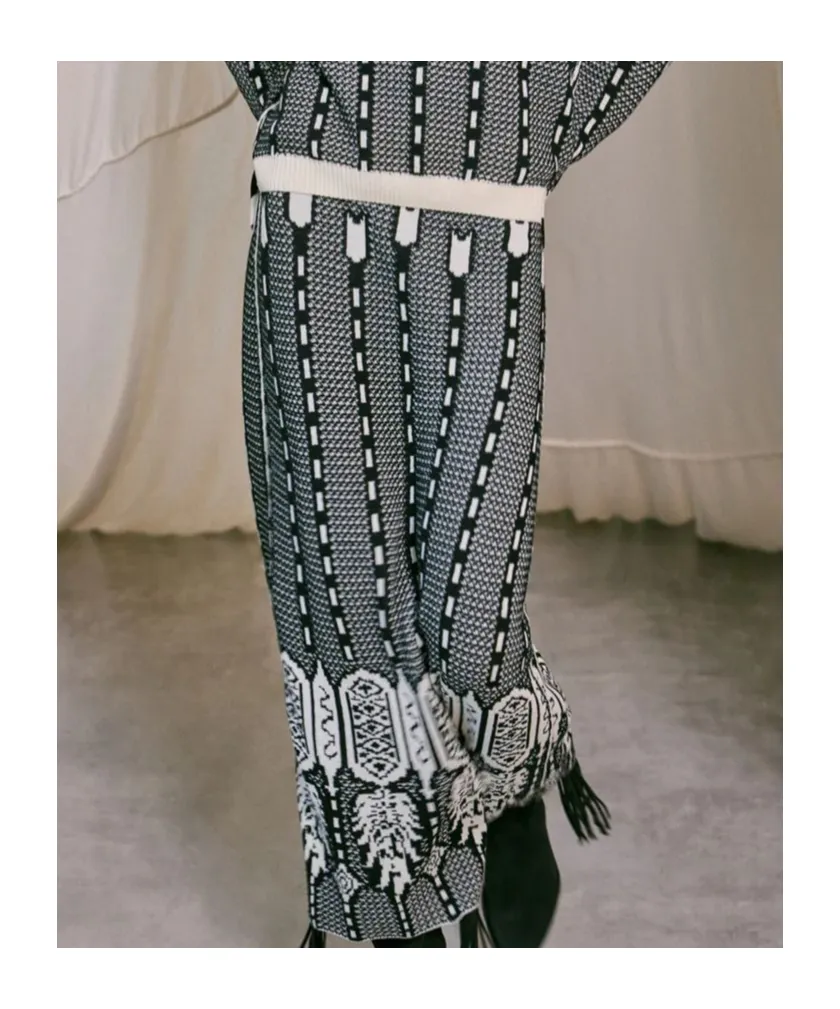 Energy Matrix Midi Skirt