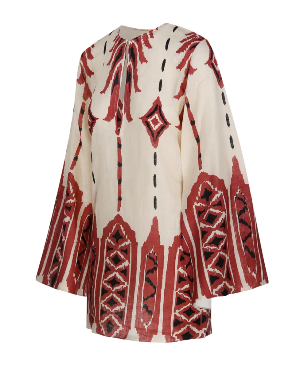 Patterned Shift Dress