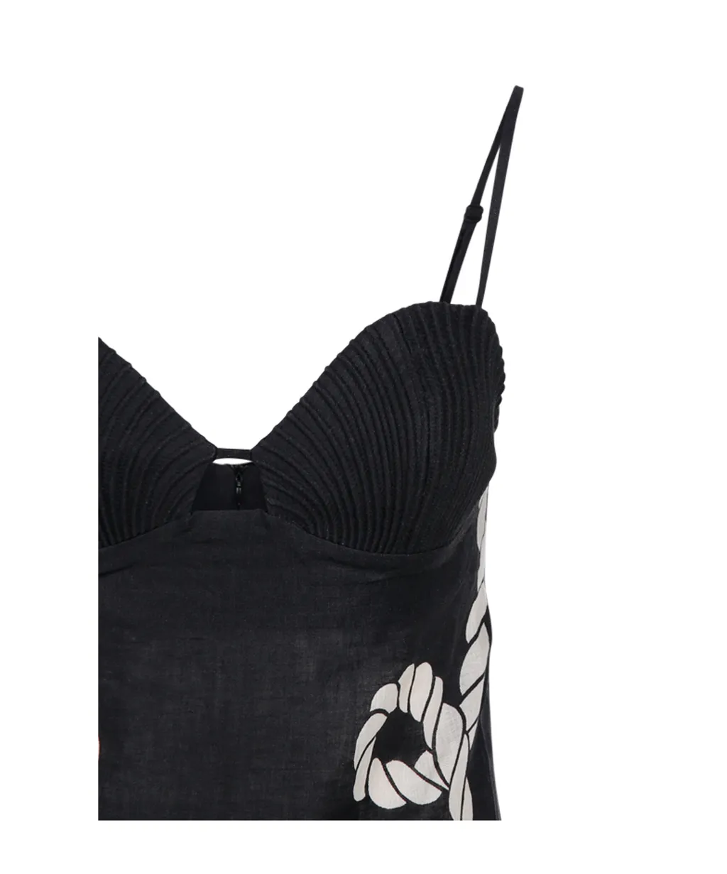 Tropical Rope Midi Dress