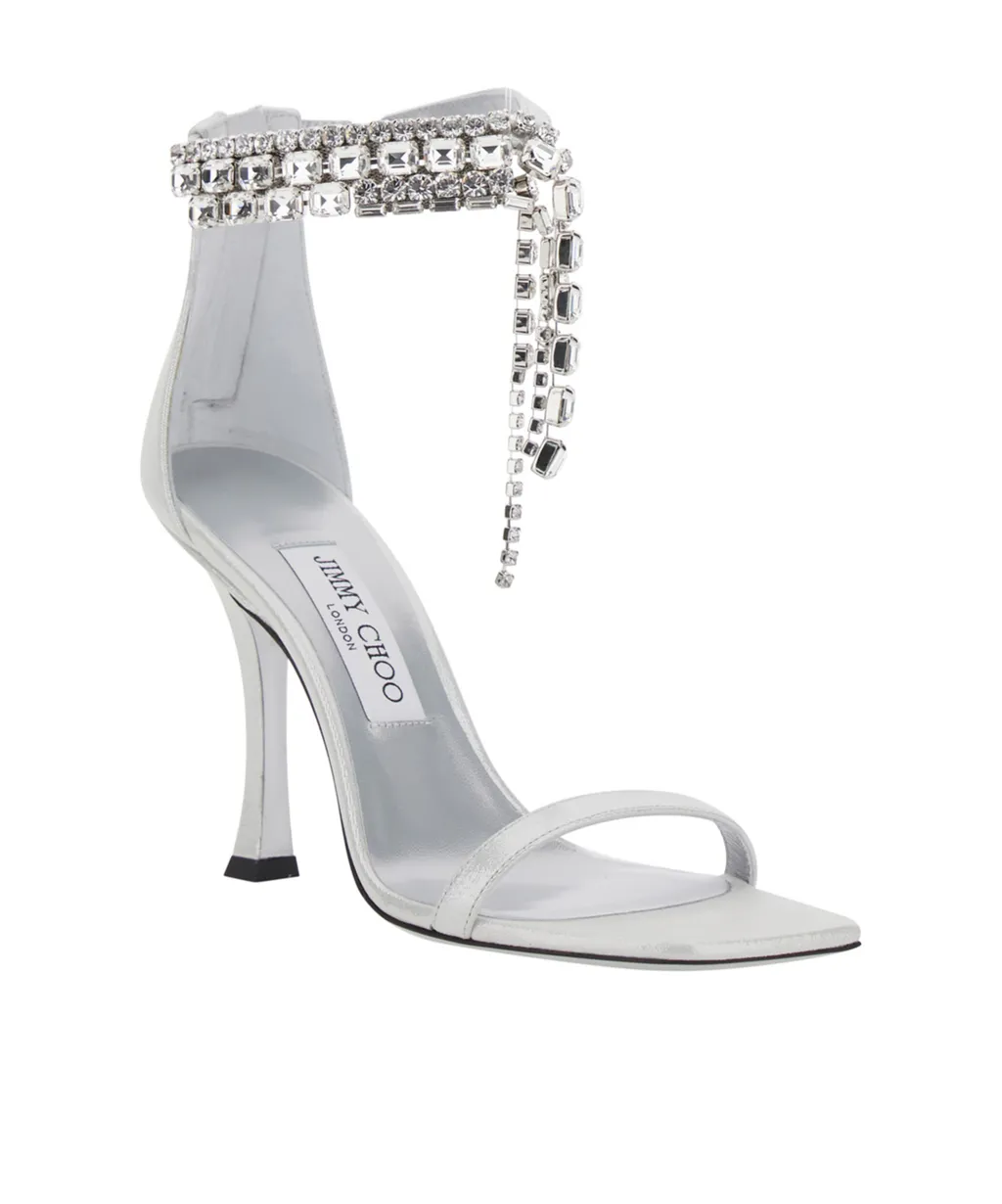 Verity Embellished Heeled Sandals 100Mm