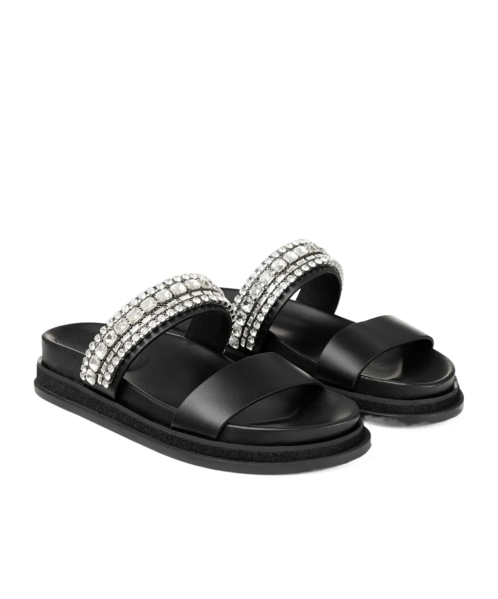 Jadi Embellished Flat Sandals