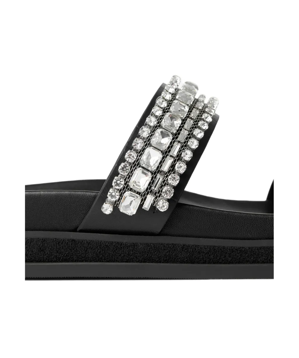 Jadi Embellished Flat Sandals